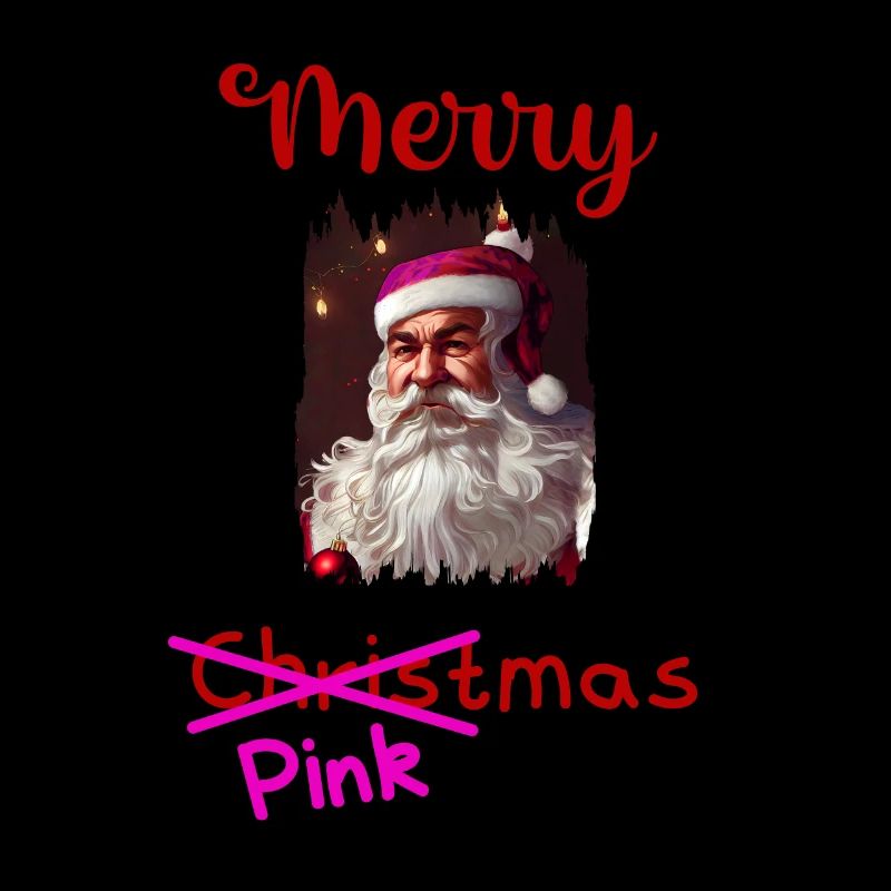 pink santaclaus