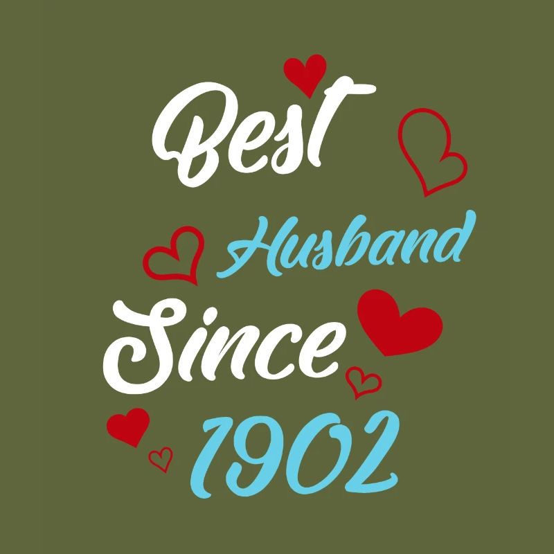 Bester Ehemann seit 1902 Hochzeit