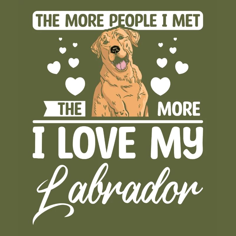 Plus je rencontrais de gens, plus j’aimais mon labrador