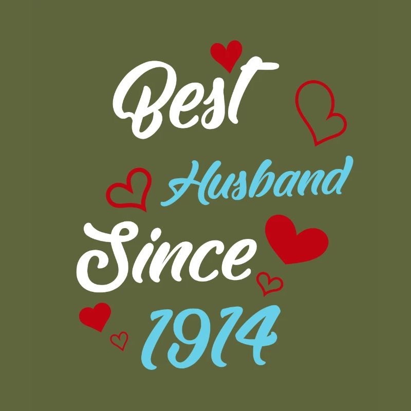 Bester Ehemann seit 1914 Hochzeit