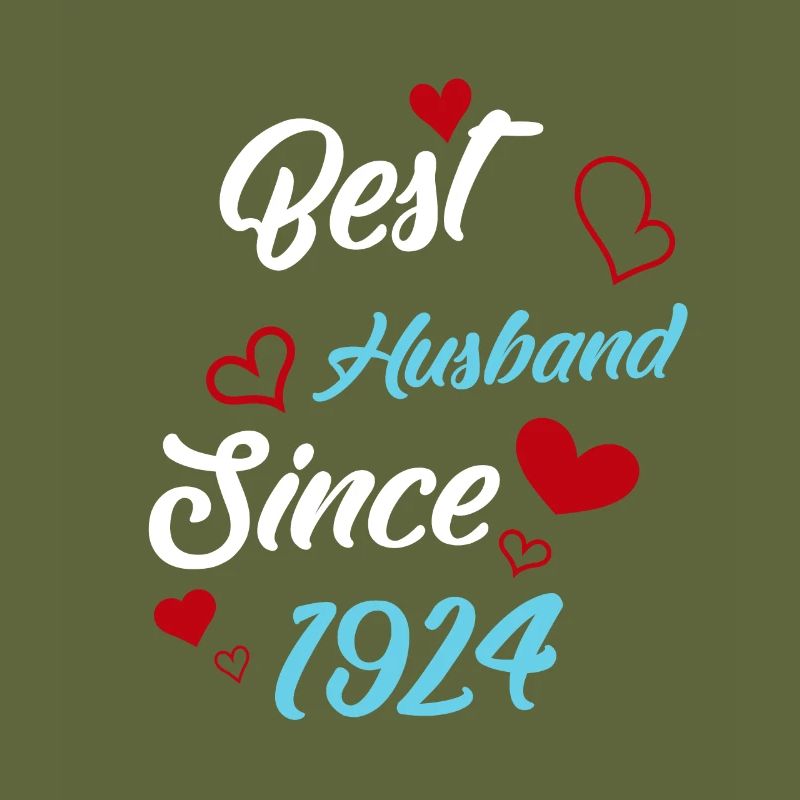 Bester Ehemann seit 1924 Hochzeit