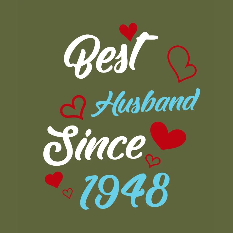 Bester Ehemann seit 1948 Hochzeit