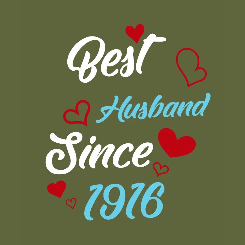 Bester Ehemann seit 1916 Hochzeit