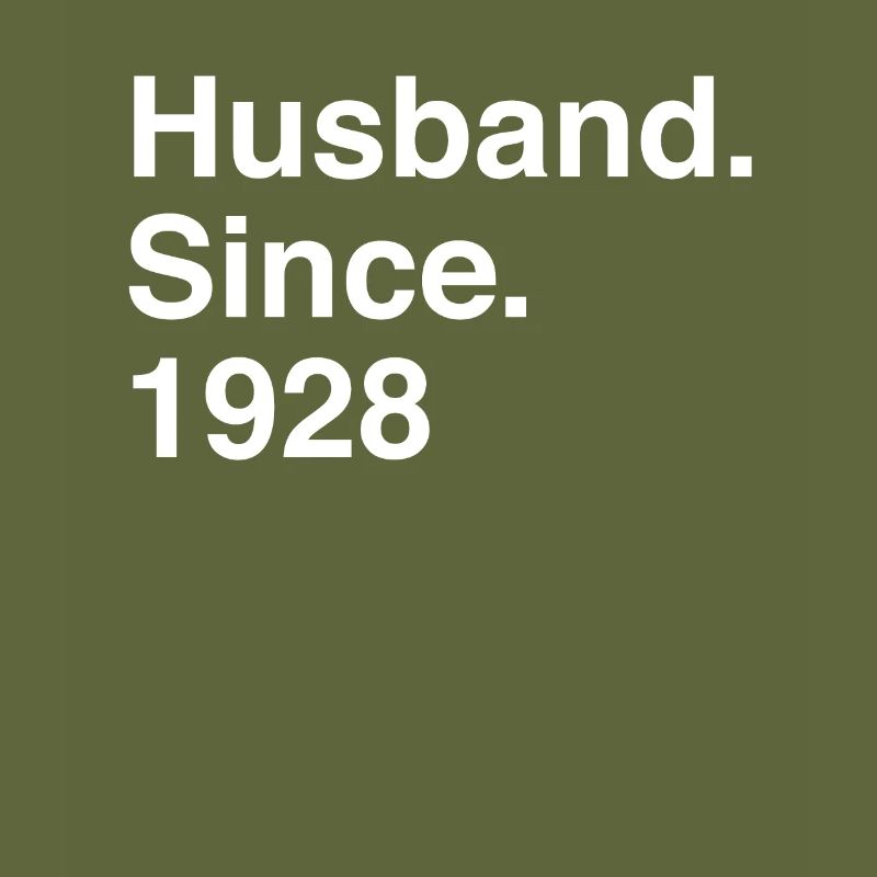 Anniversary Husband Since 1928 Wedding