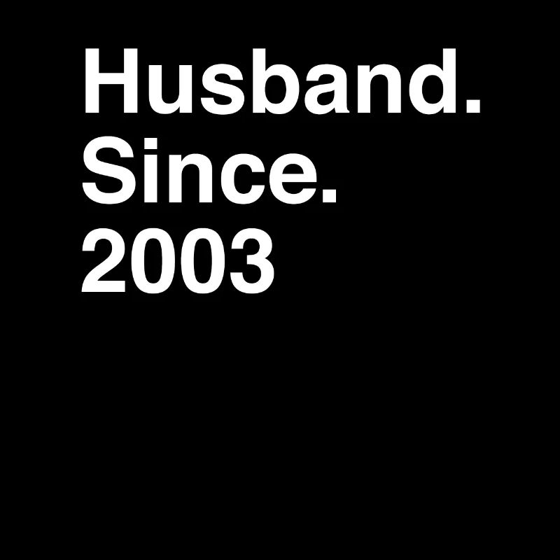 Jubiläumsehemann seit 2003 Hochzeit