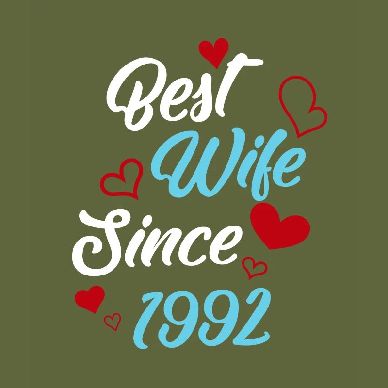 Jubiläum Trauerbeste Ehefrau seit 1992 Hochzeit