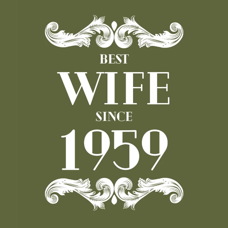 Beste Ehefrau seit 1959 Hochzeit