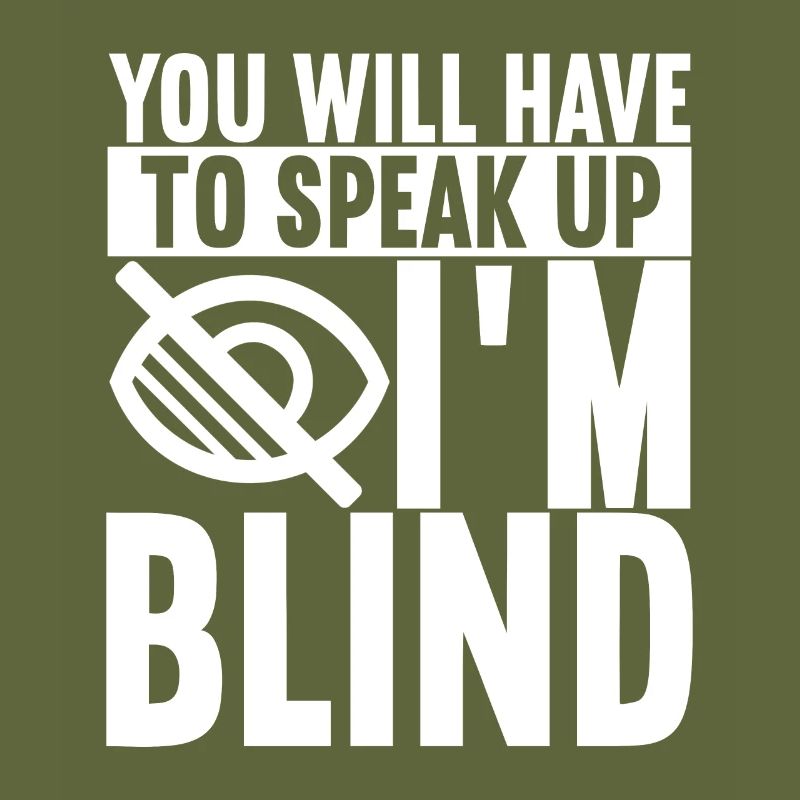 Blind visual impairment