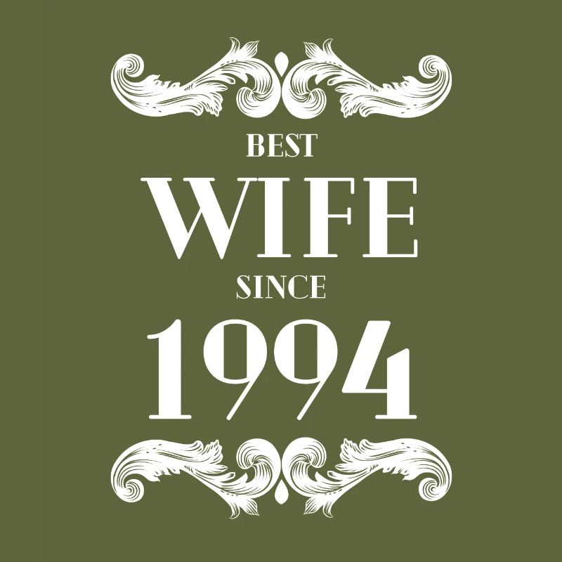 Beste Ehefrau seit 1994 Hochzeit