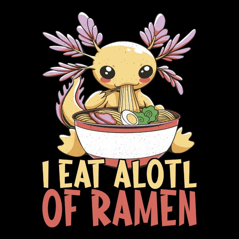 Anime Ramen Axolotl