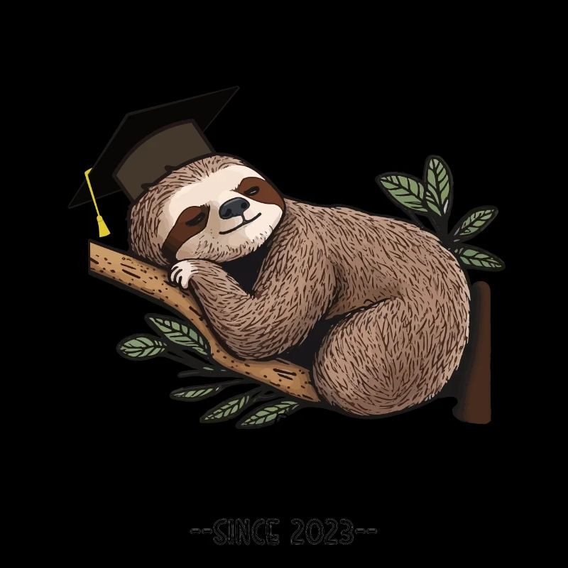 Faultier mit Abitur 2023