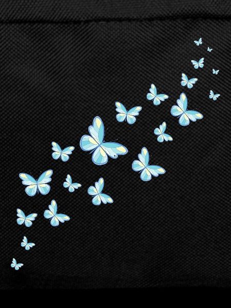 Blaue Schmetterlinge Schmetterling Schwarm Bunt