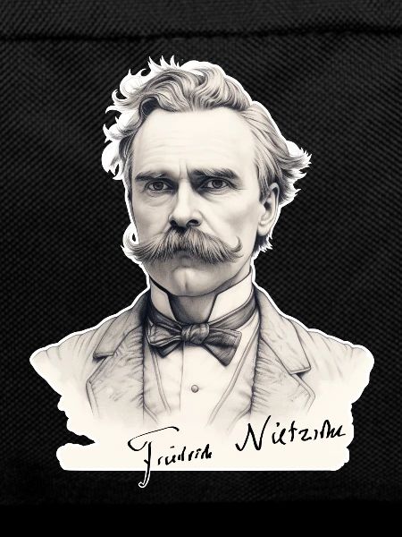 Friedrich Nietzsche Illustration