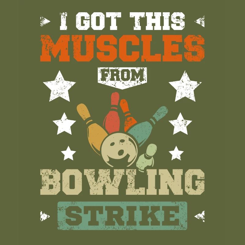 Funny I got this muscles from bowling strike