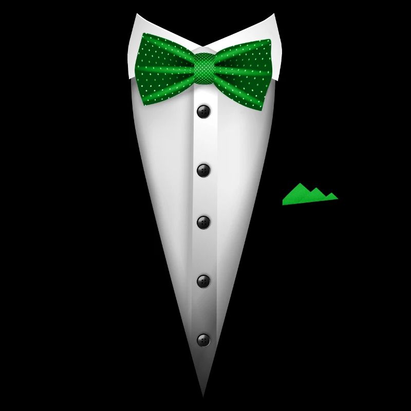 Tuxedo design with Bowtie For Weddings And