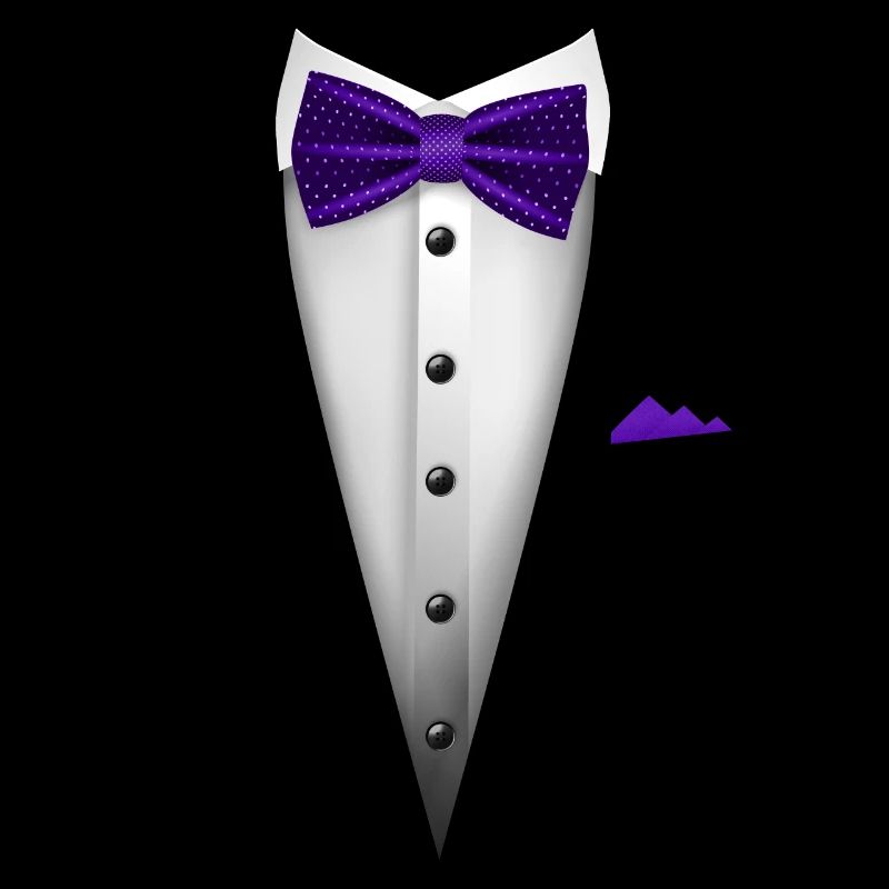 Tuxedo design with Bowtie For Weddings And