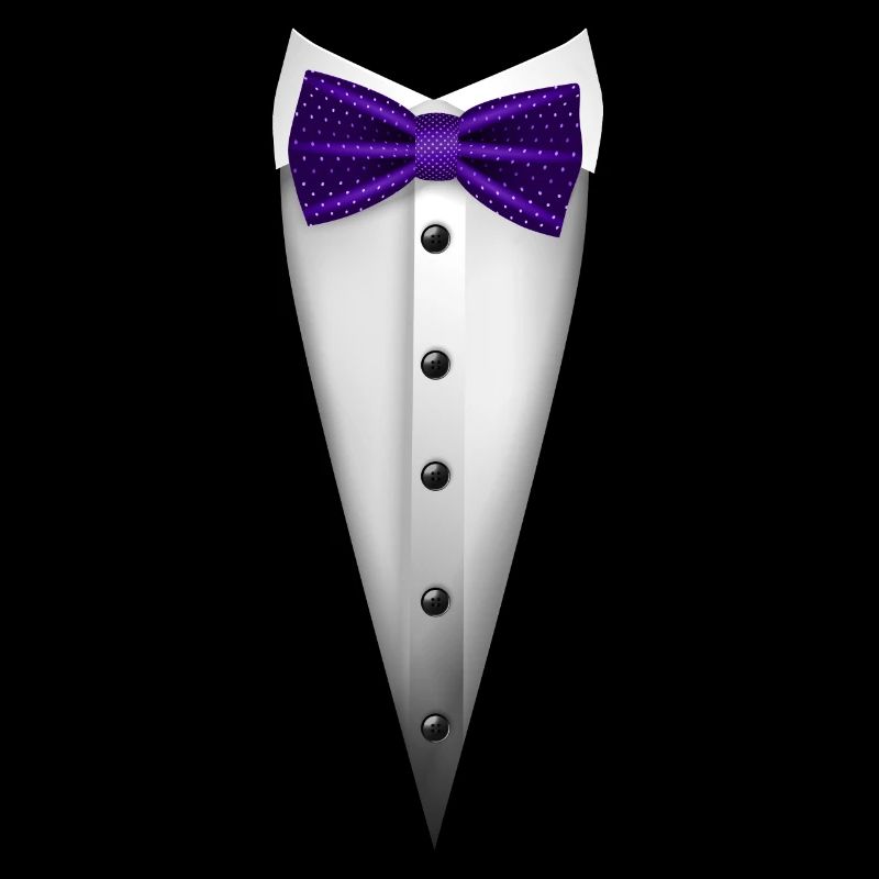 Tuxedo design with Bowtie For Weddings And