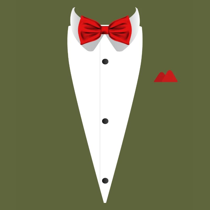 Conception de smoking avec noeud papillon pour les mariages et