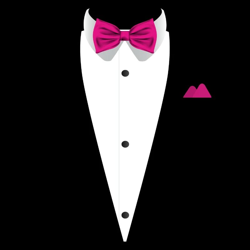 Tuxedo design with Bowtie For Weddings And