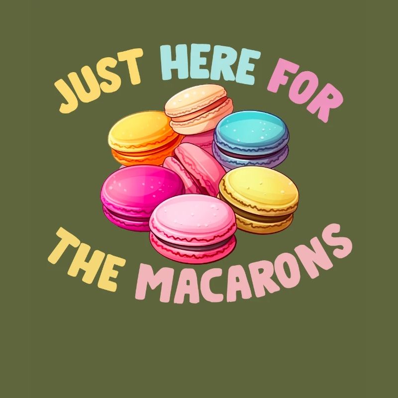 Macarons Biscuits Boulanger Dessert Français Drôle