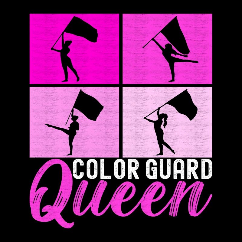 Drapeau agitant la fanfare garde de couleur