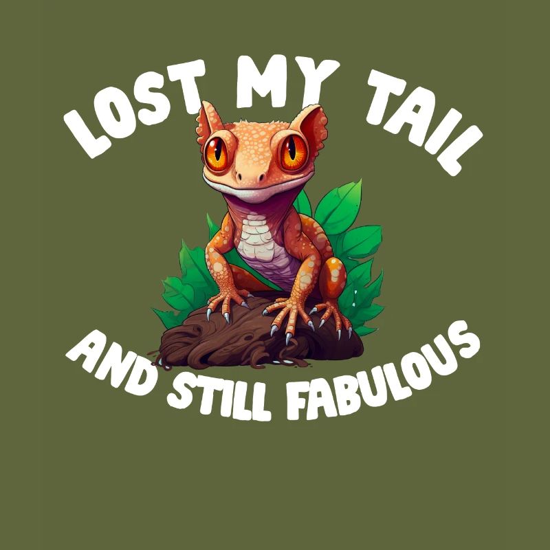 Crested Gecko Men Women Lizard Eyelash Gecko