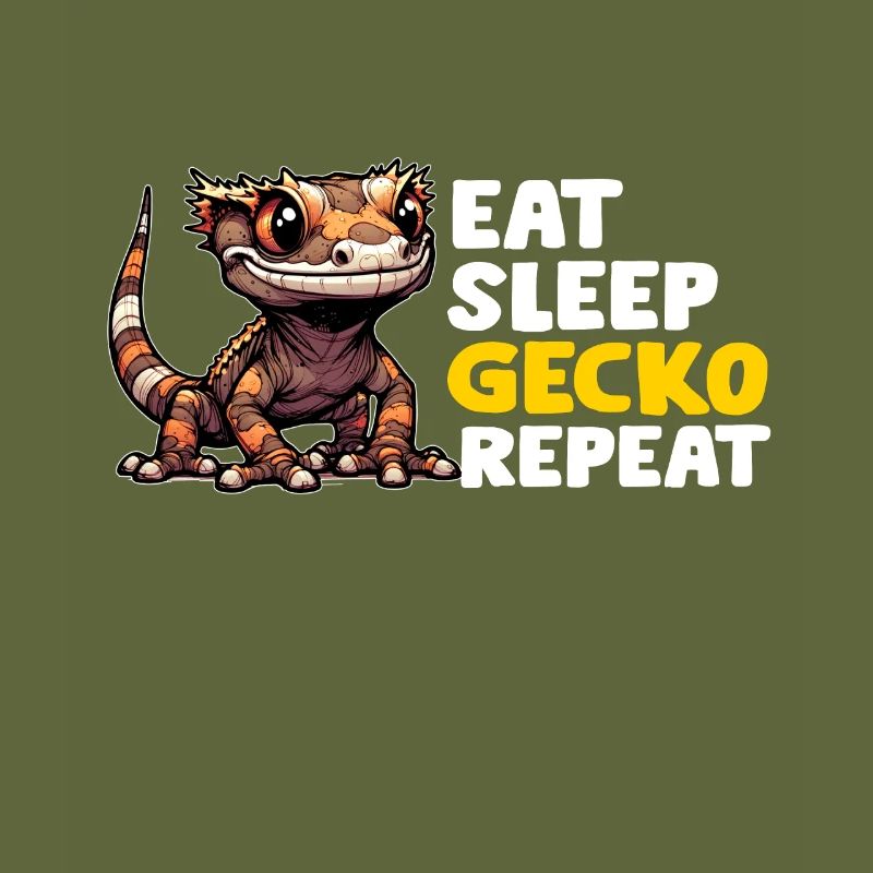 Crested Gecko Men Women Lizard Eyelash Gecko