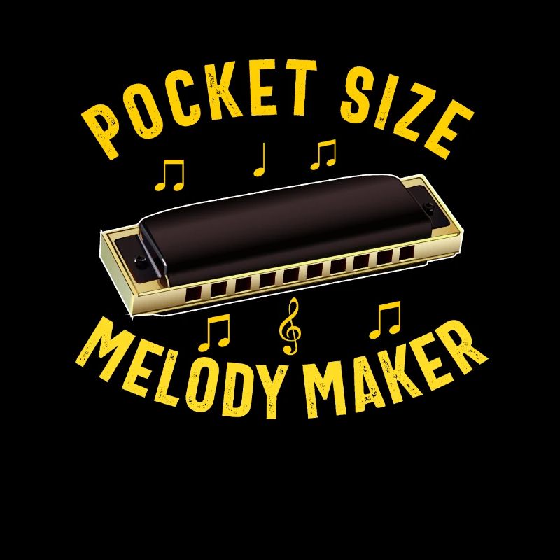 Harmonica Player For Men Women Funny Harmonicist
