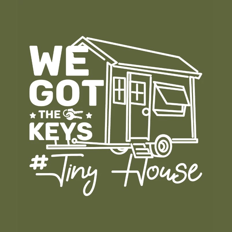 We got the keys tiny house