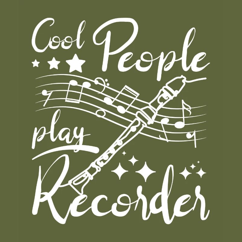 Cool people play recorder