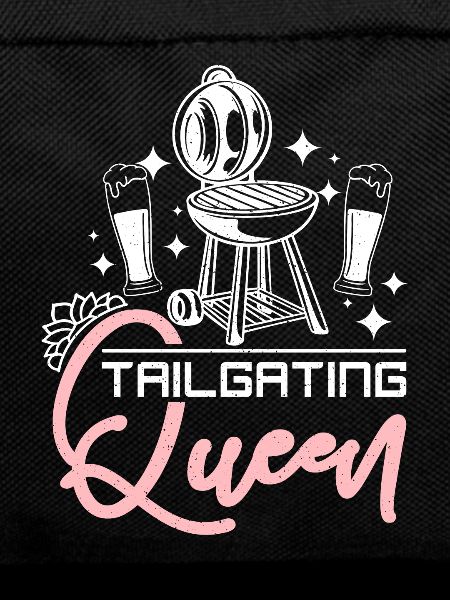 Girl Tailgating Queen