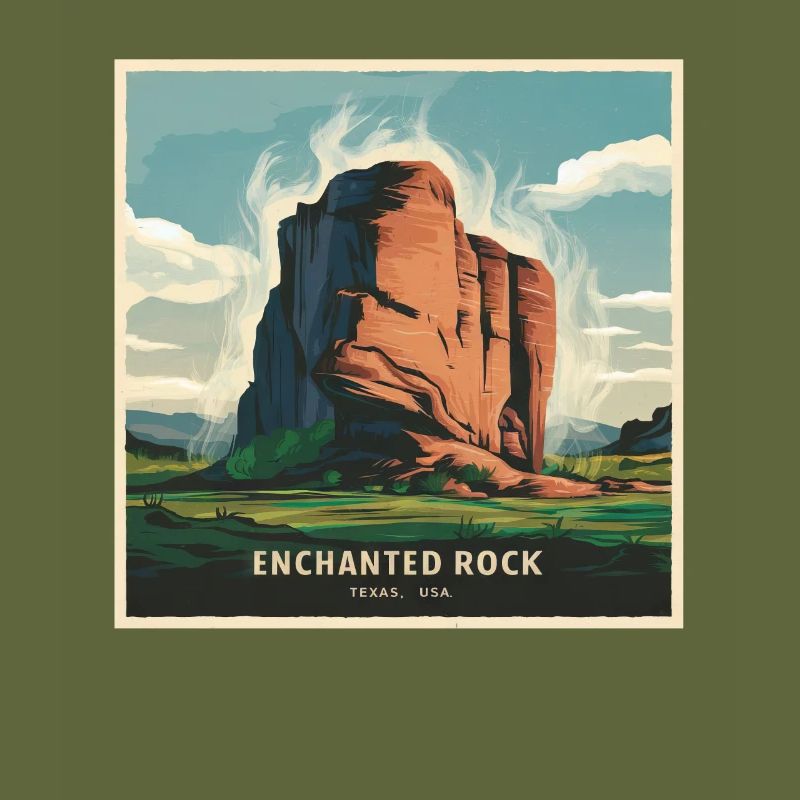 Enchanted Rock Texas Mountains Landscape