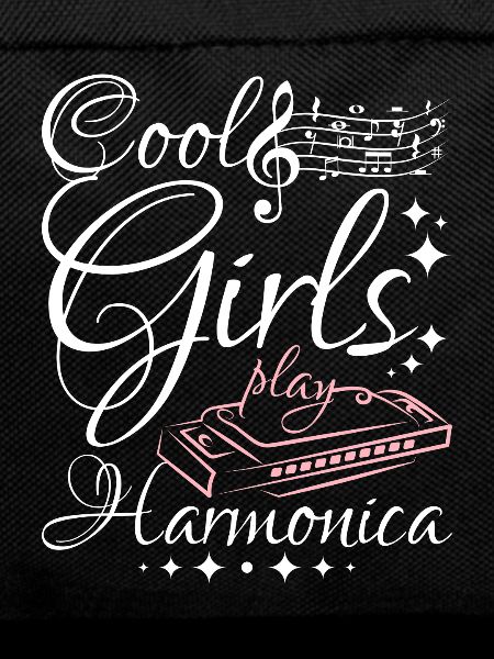 Harmonicist Cool girls play harmonica