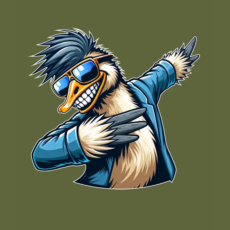 Cool Emu Bouquet Dabbing Dab Dance