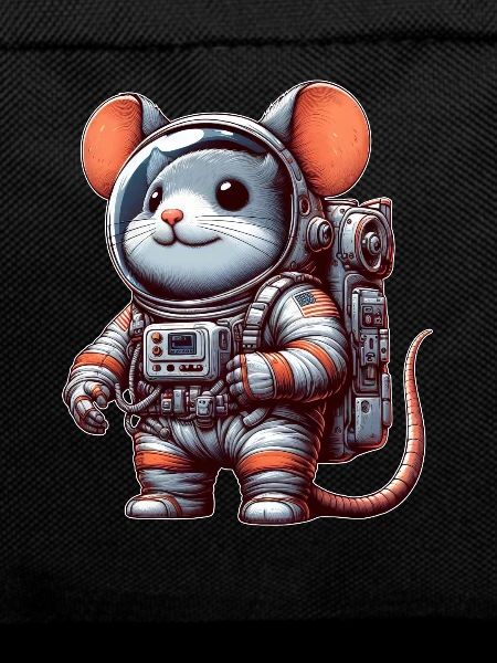 Mouse Astronaut Space Universe Sci-Fi