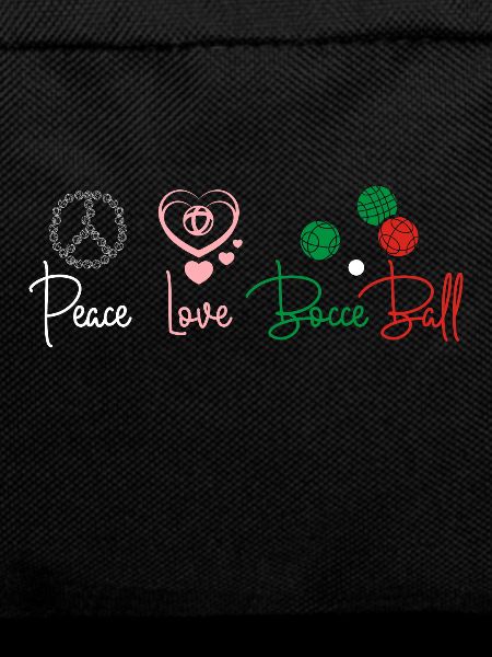 Peace Love Bocce Ball