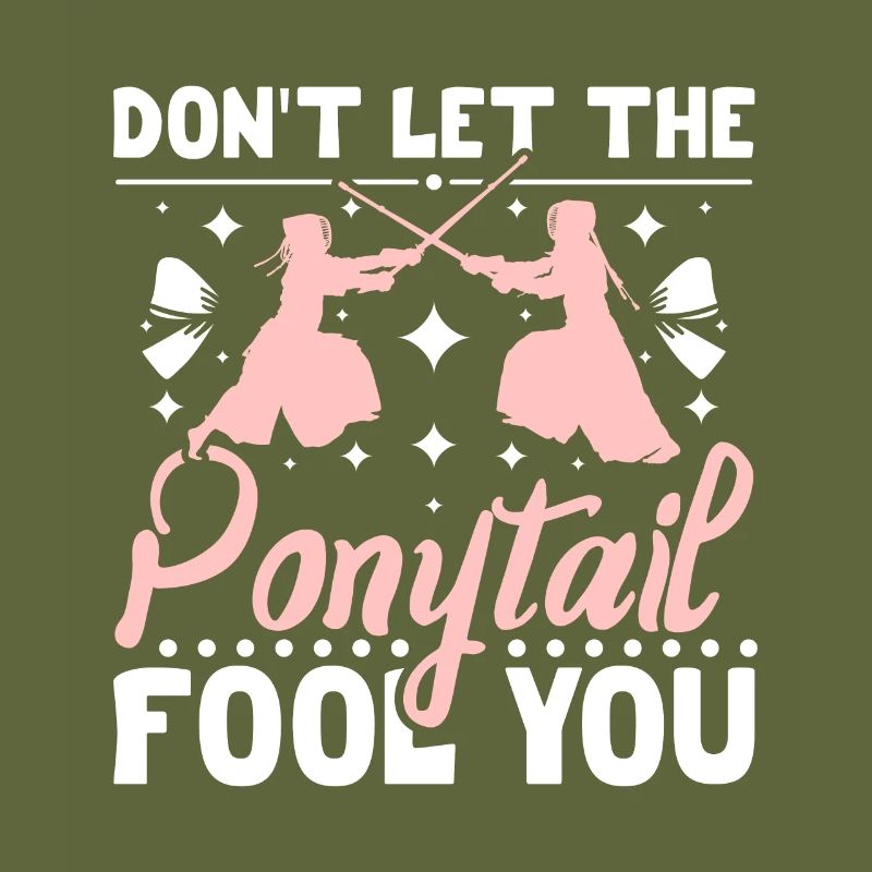 Fille de kendo, ne te laisse pas tromper par la queue de cheval