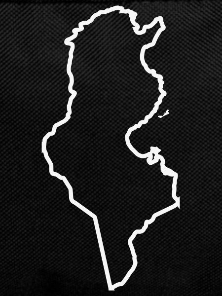 Country Contour Silhouette Print