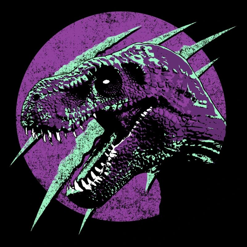 Dinosaur Tyrannosaurus Rex Scratch Design