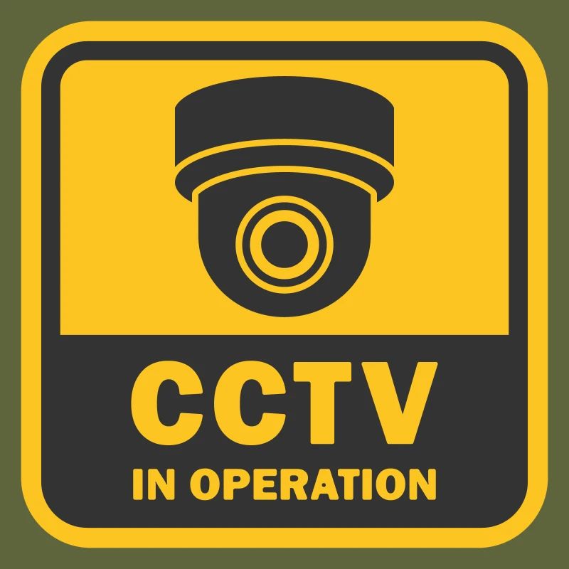 Security cameras in use symbol icon. Fixed CCTV ca