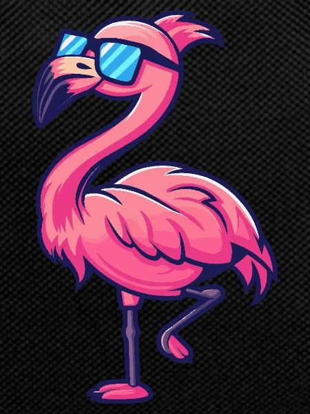 Flamingo Cool Comic