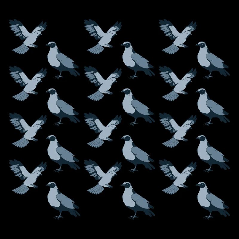 Dove pattern design for pigeon fanciers