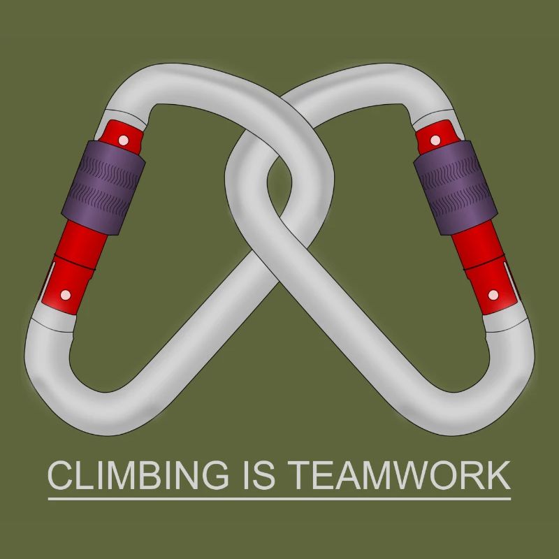 Kletterer Klettern oder Bouldern in den Bergen