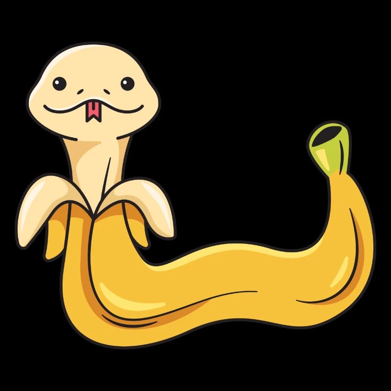 Snake Banana Design for Snake Lovers
