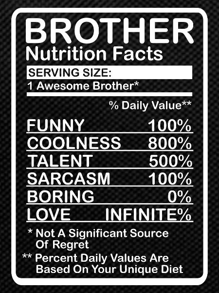 Brother Nutritional Values