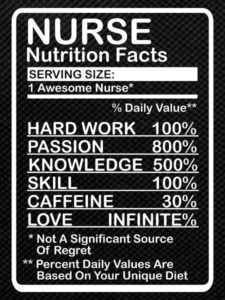 Nurse Nutritional Information