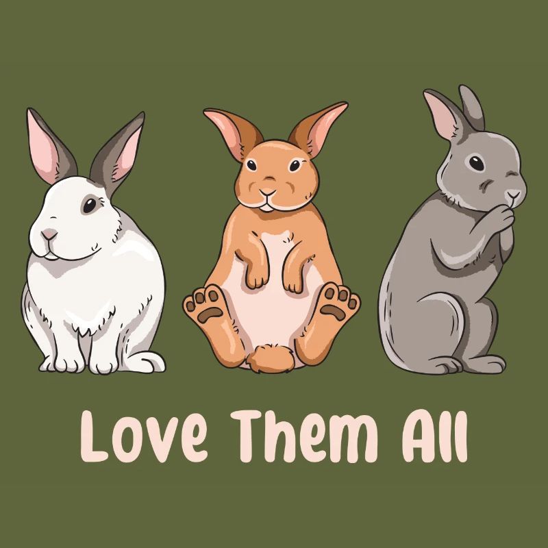 Cute rabbit design for bunny owners