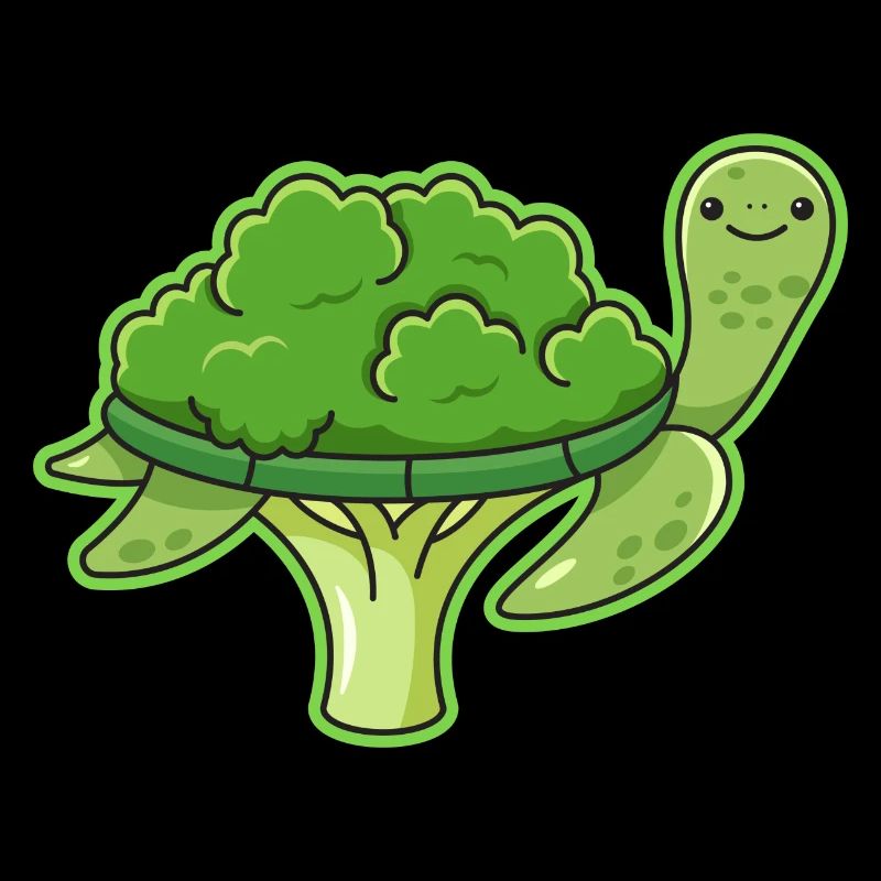 Turtle Broccoli Design for