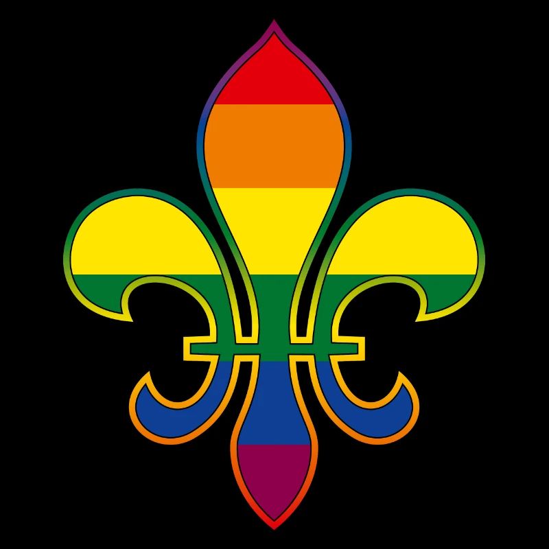 Fleur de Lys/Fleur de Lis Regenbogen