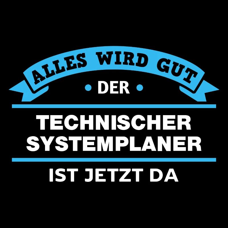 Technischer Systemplaner Design für stolze Profis